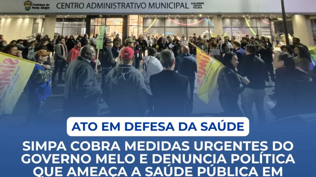 Simpa Exige Ações Urgentes do Governo Melo e Alerta Riscos à Saúde Pública em Porto Alegre Simpa Exige Ações Urgentes do Governo Melo e Alerta Riscos à Saúde Pública em Porto Alegre