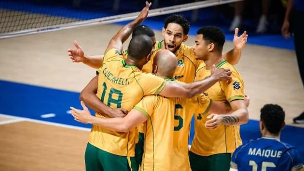 Brasil vence Canadá por 3 a 2 e encerra sequência negativa na Liga das Nações de Vôlei