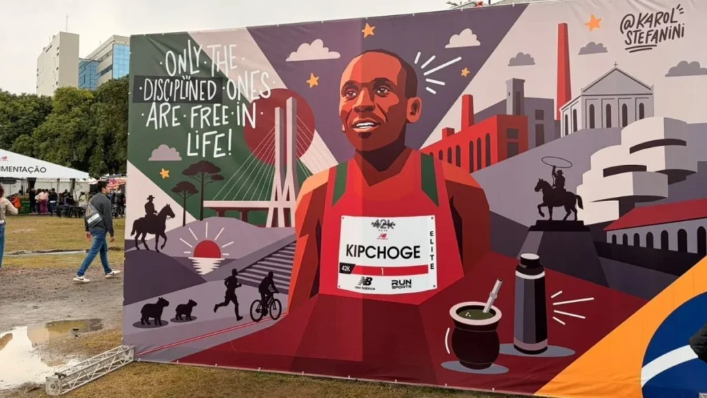 Eliud Kipchoge volta ao Brasil para maratona em Porto Alegre com projeto global
